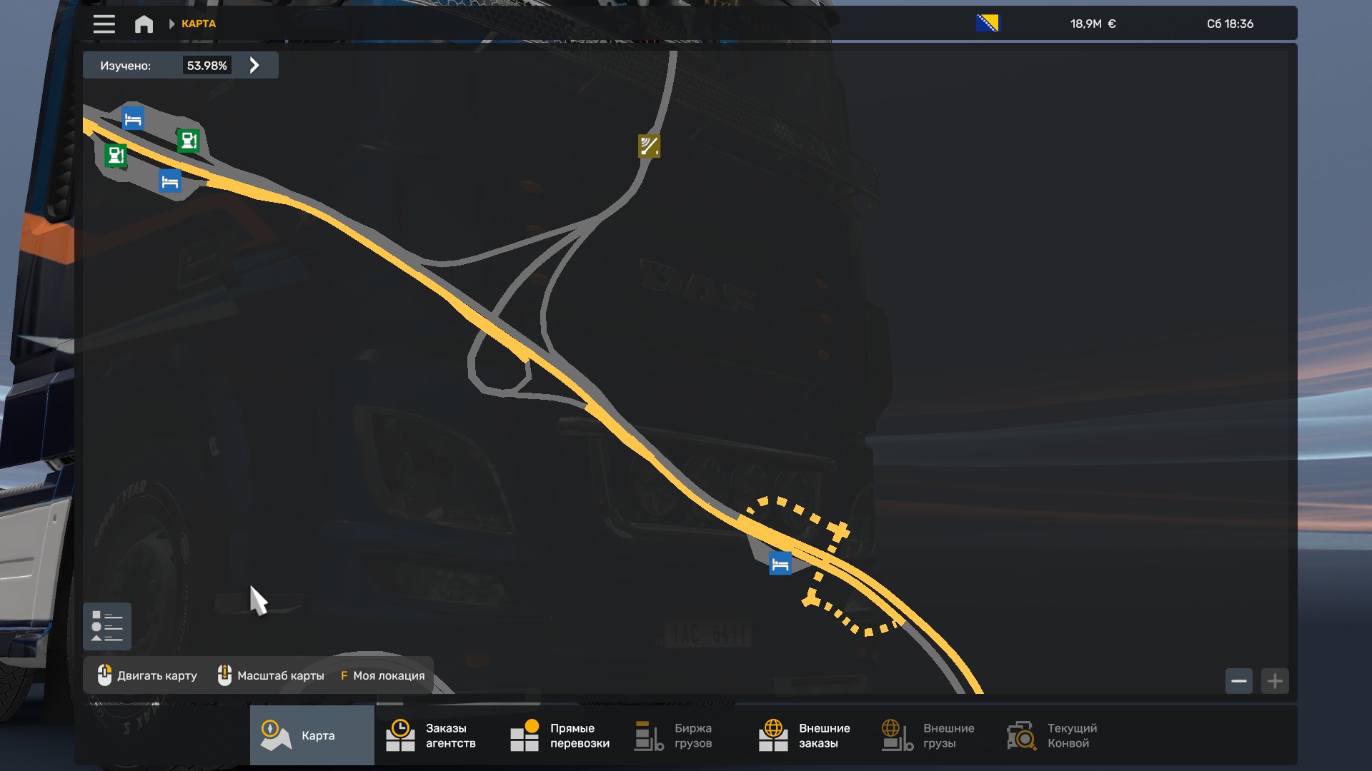 Скрытые и объездные дороги в Euro Truck Simulator 2*