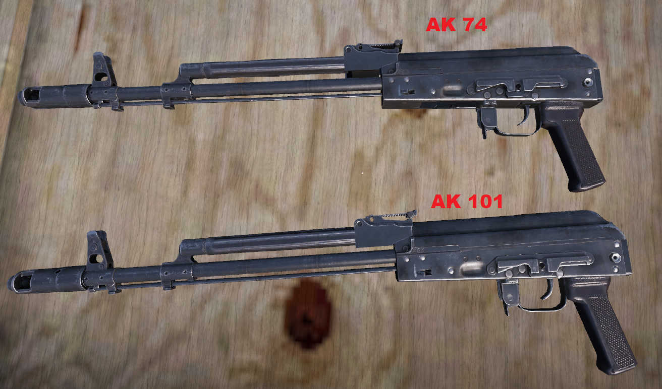 Всё оружие из dayz и его характеристики