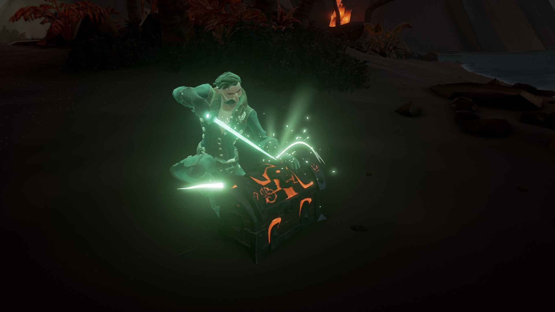 Прохождение истории Сердце огня на 100% в Sea of Thieves