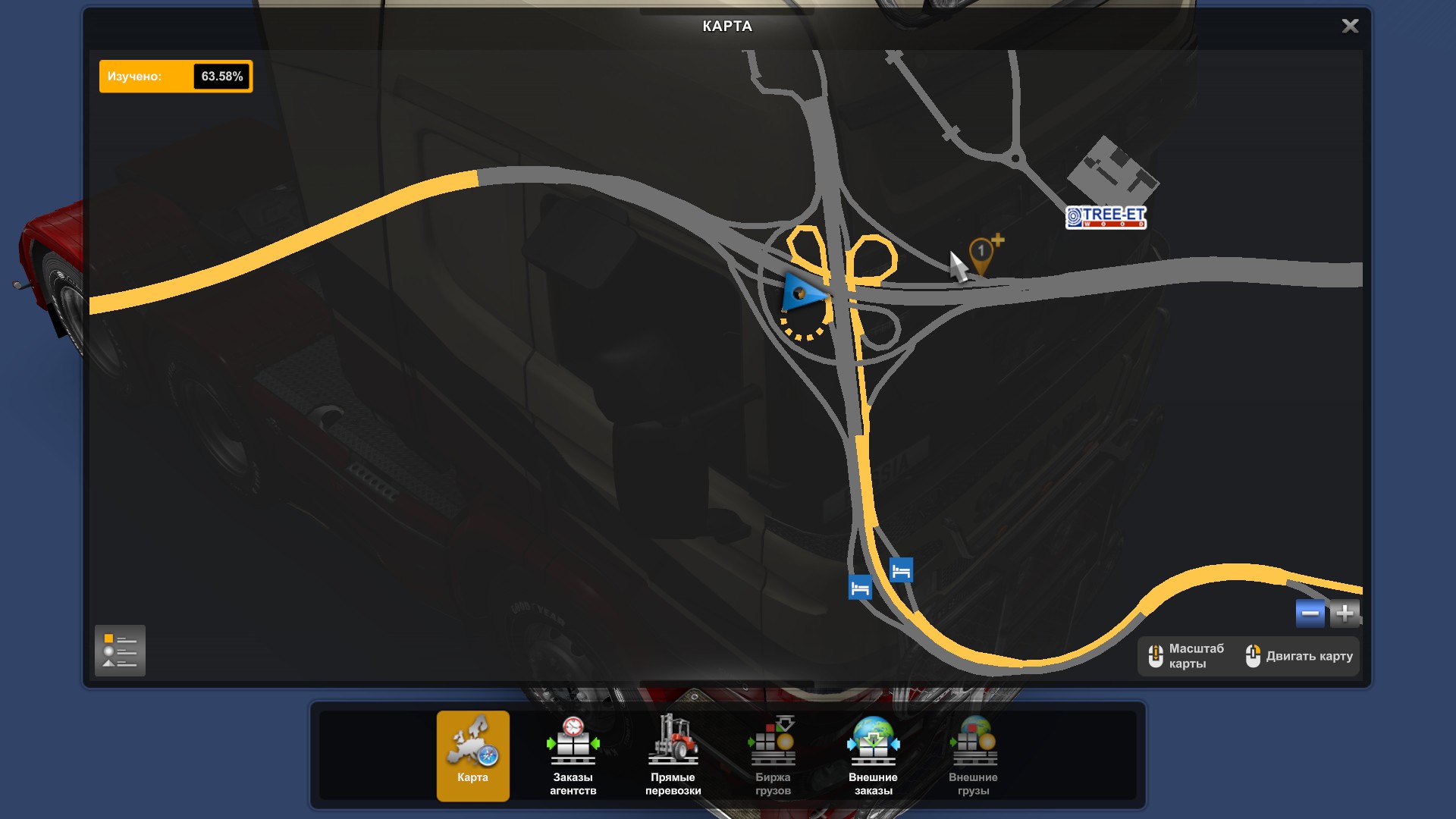 Скрытые и объездные дороги в Euro Truck Simulator 2*