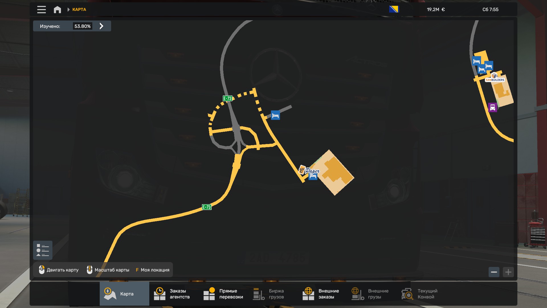 Скрытые и объездные дороги в Euro Truck Simulator 2*