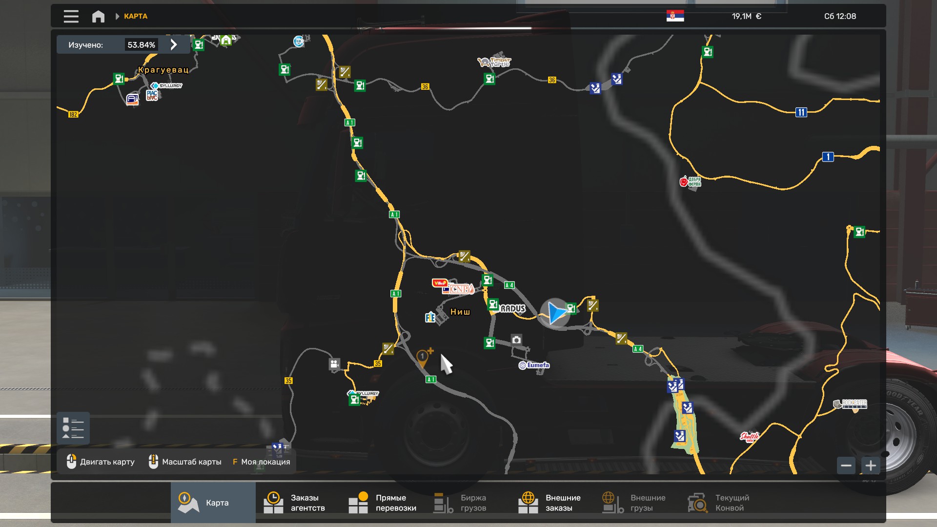 Скрытые и объездные дороги в Euro Truck Simulator 2*