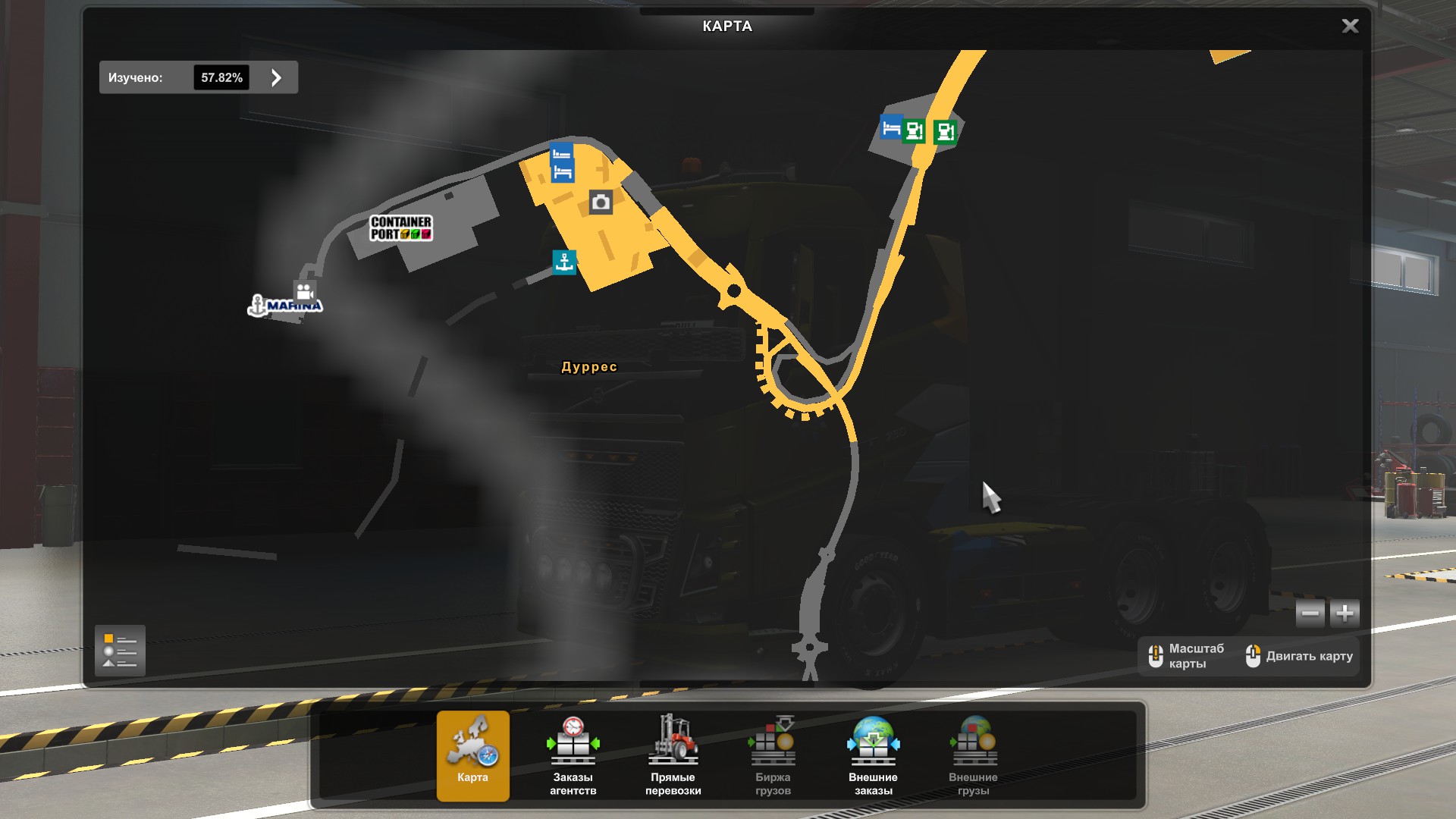 Скрытые и объездные дороги в Euro Truck Simulator 2*