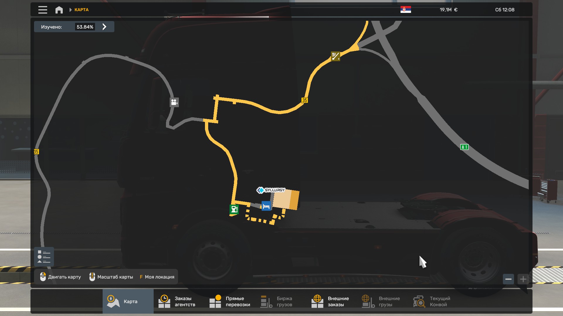 Скрытые и объездные дороги в Euro Truck Simulator 2*
