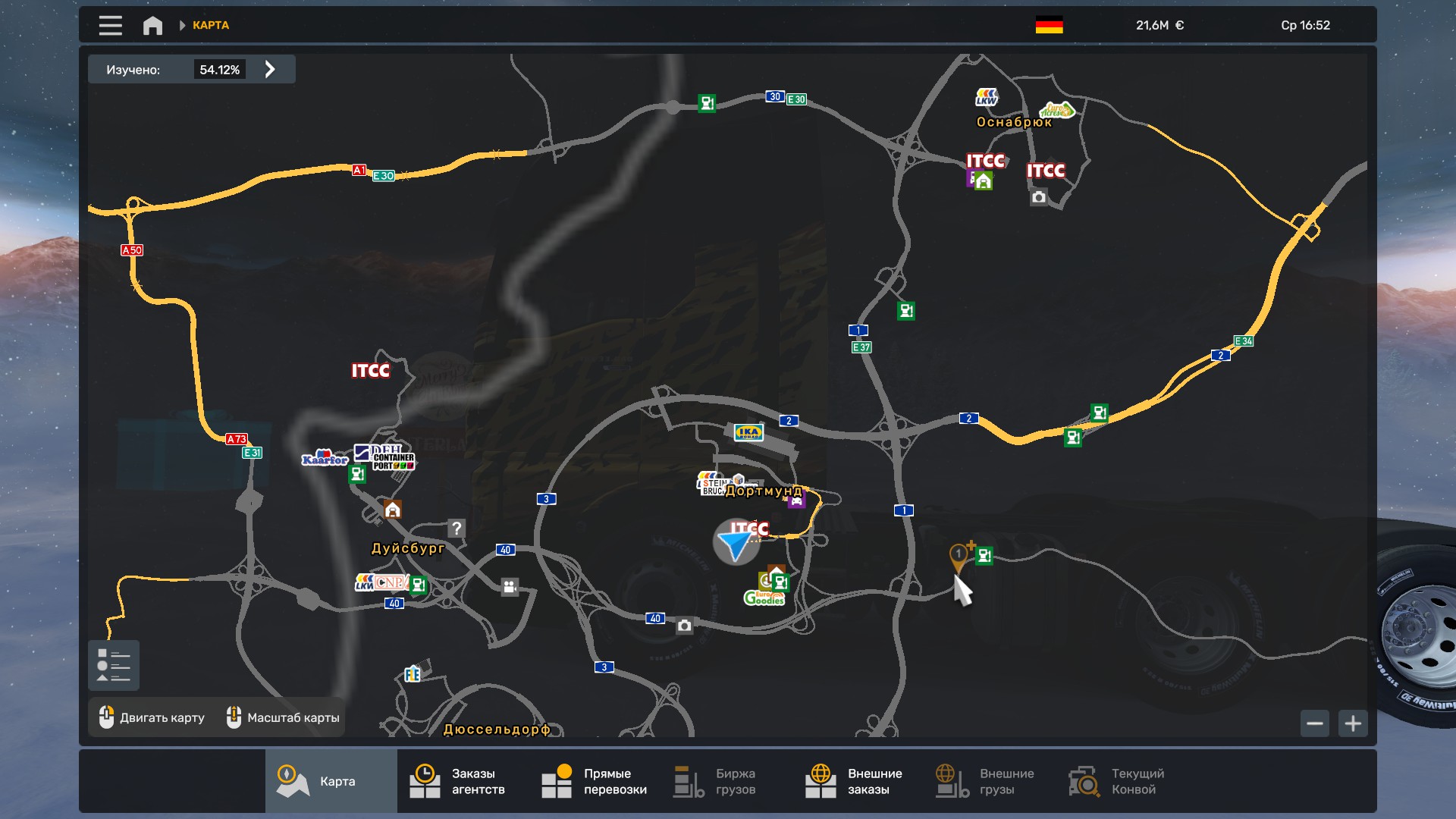 Скрытые и объездные дороги в Euro Truck Simulator 2*