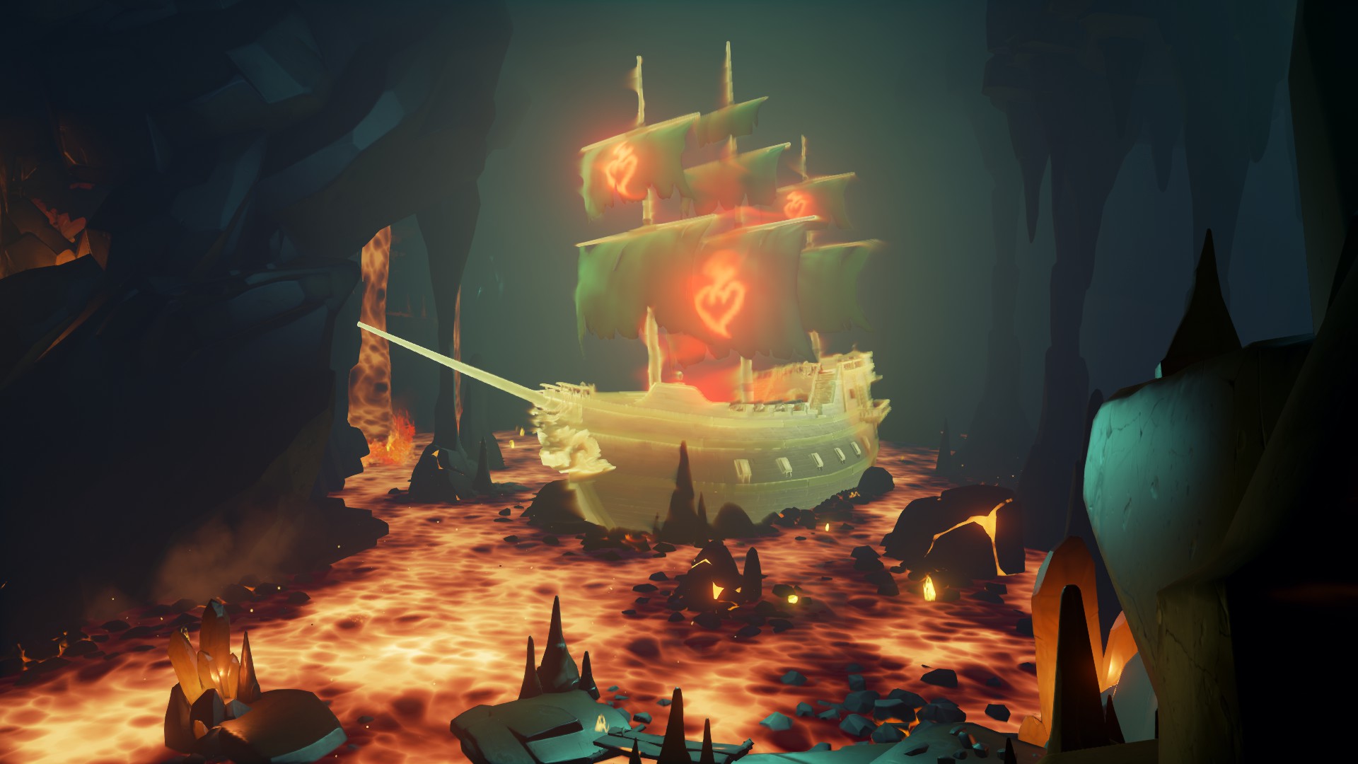 Прохождение истории Сердце огня на 100% в Sea of Thieves
