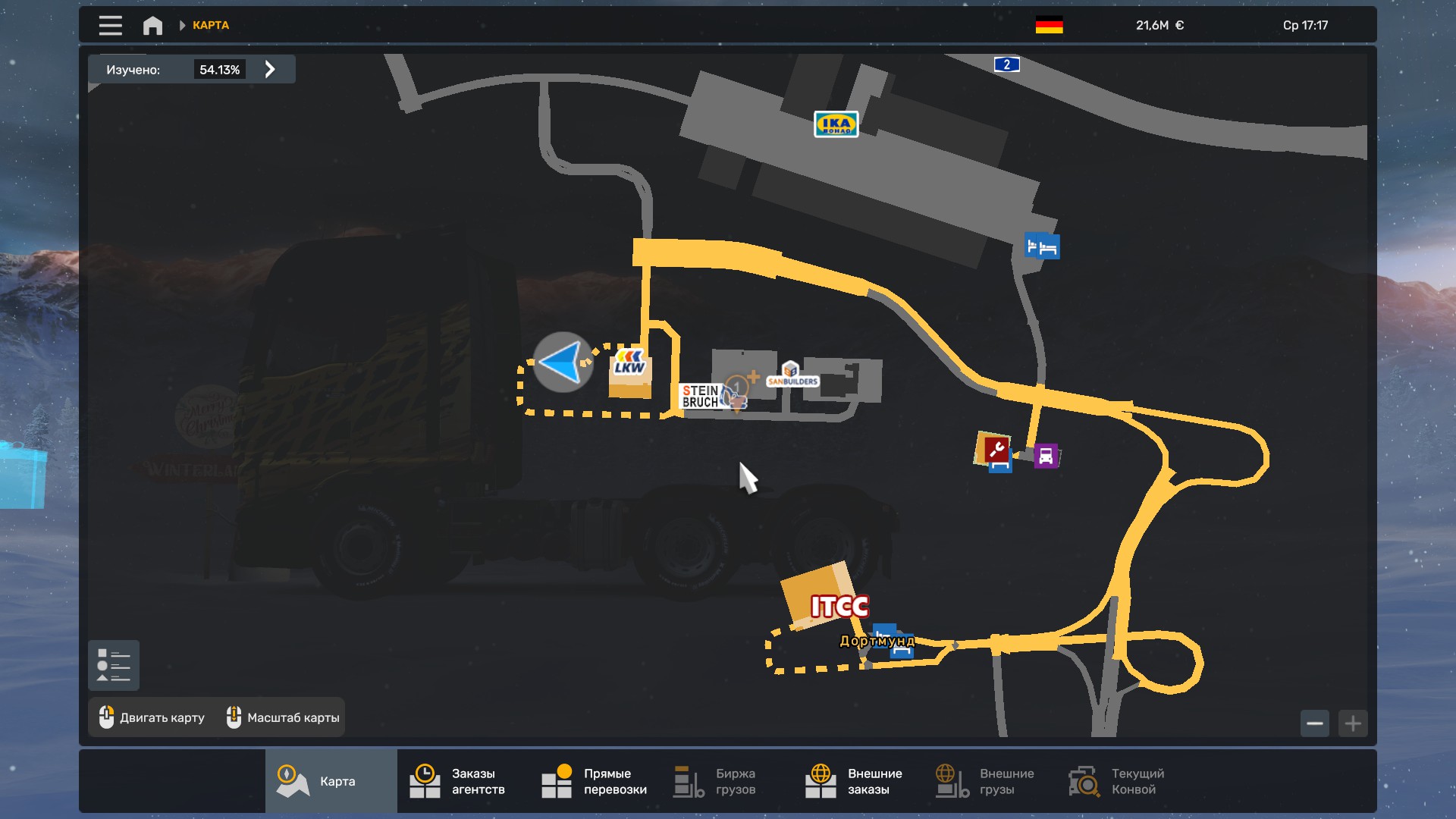 Скрытые и объездные дороги в Euro Truck Simulator 2*