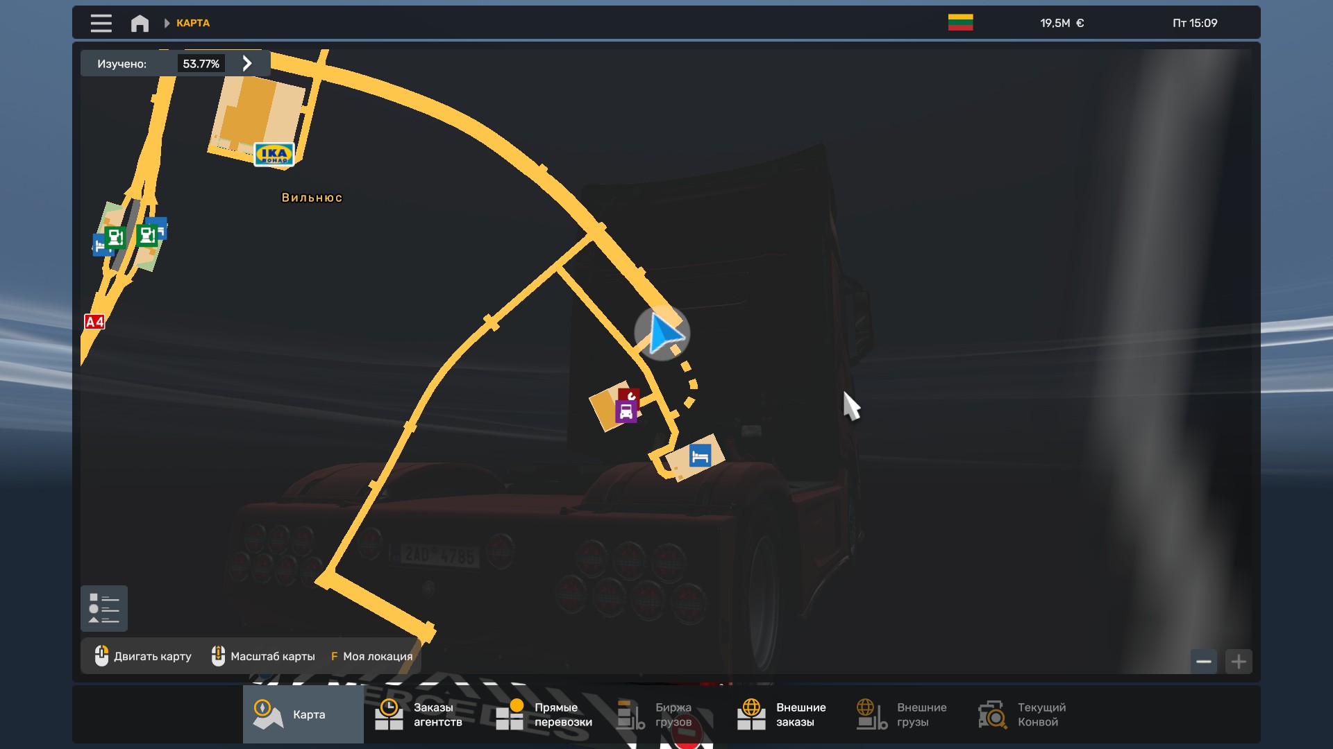 Скрытые и объездные дороги в Euro Truck Simulator 2*