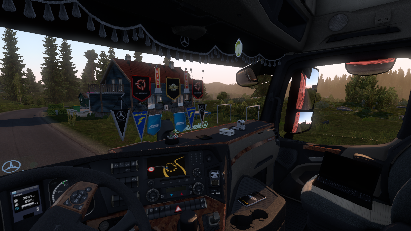 Скрытые и объездные дороги в Euro Truck Simulator 2*