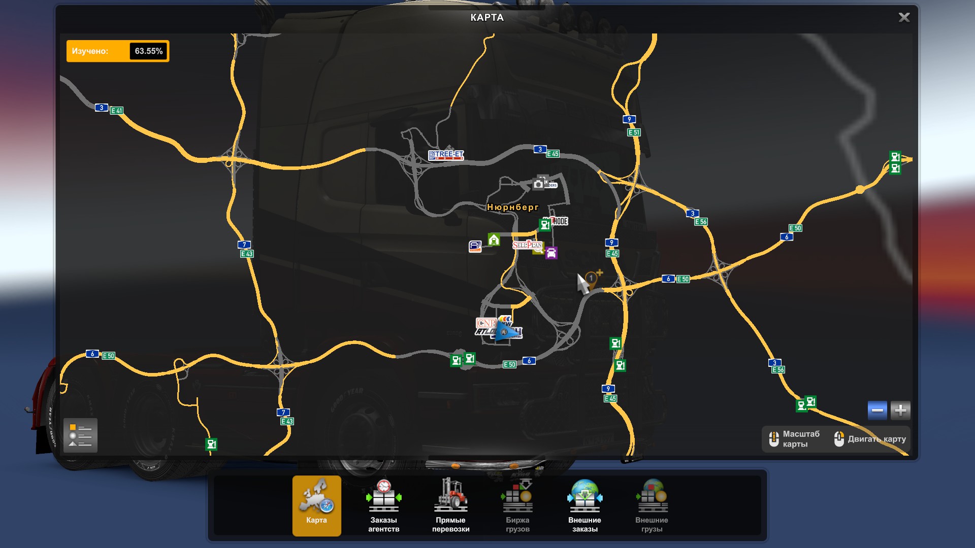 Скрытые и объездные дороги в Euro Truck Simulator 2*