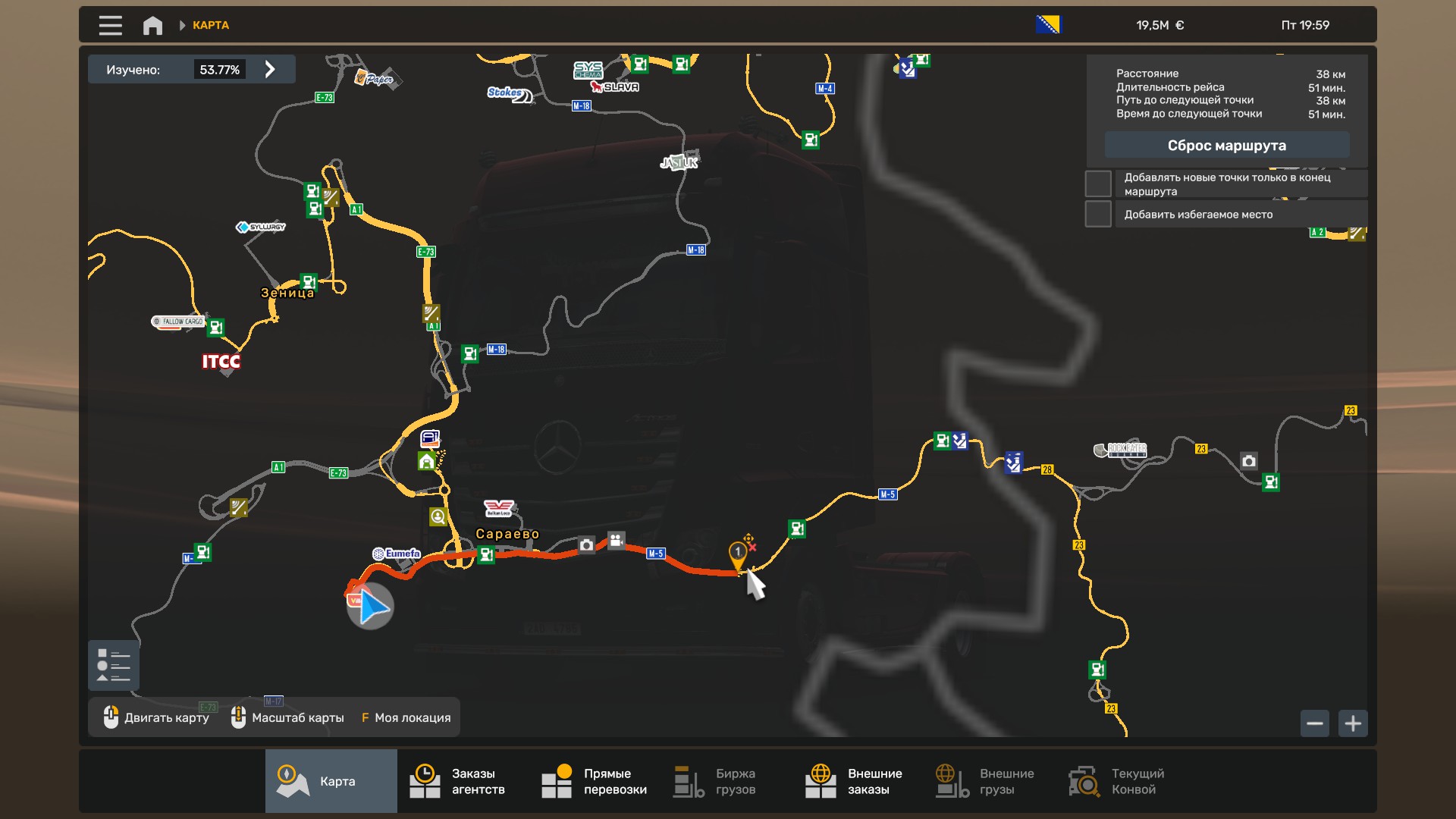 Скрытые и объездные дороги в Euro Truck Simulator 2*