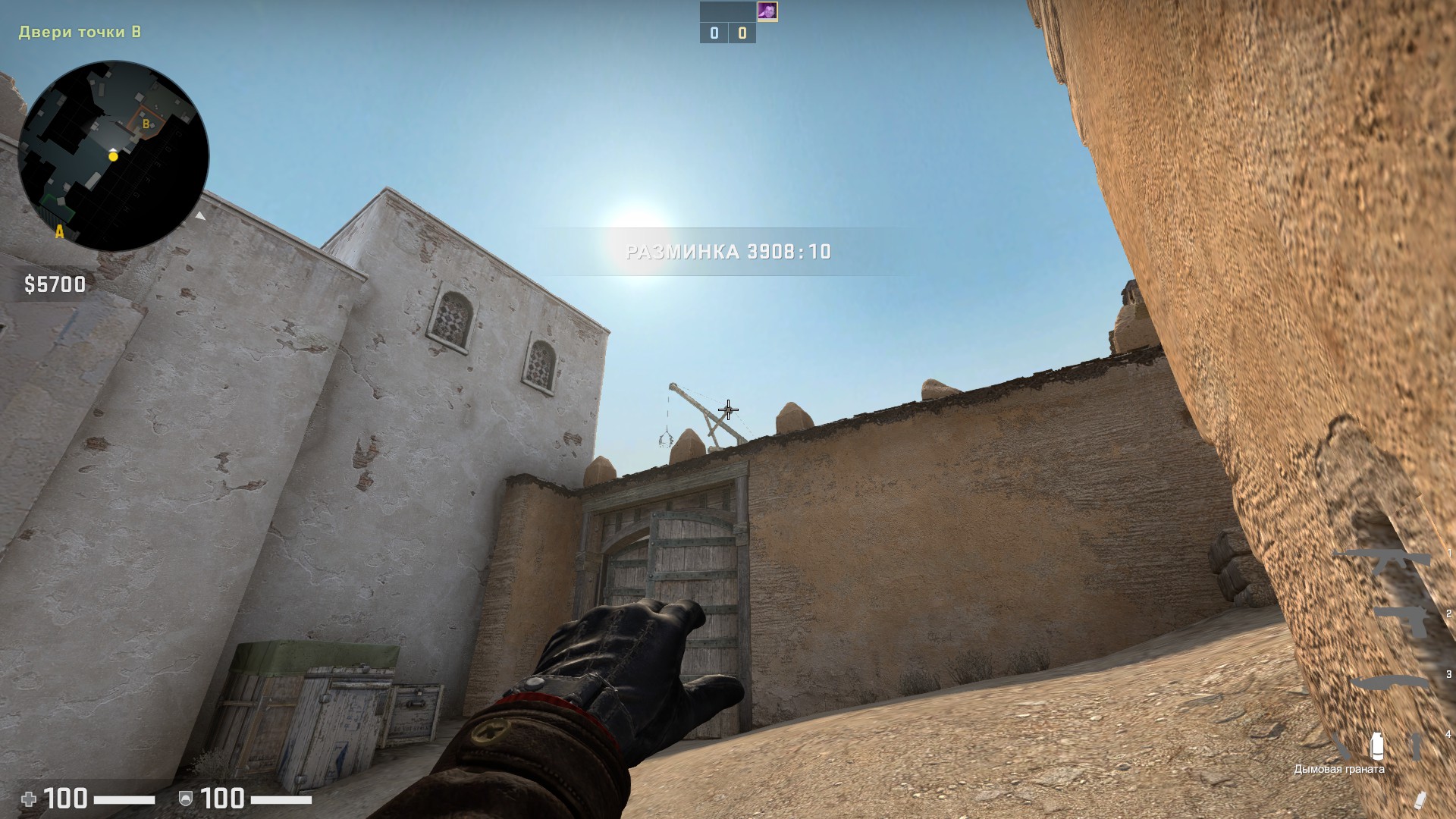 CS 2 защита и атака на карте Dust2