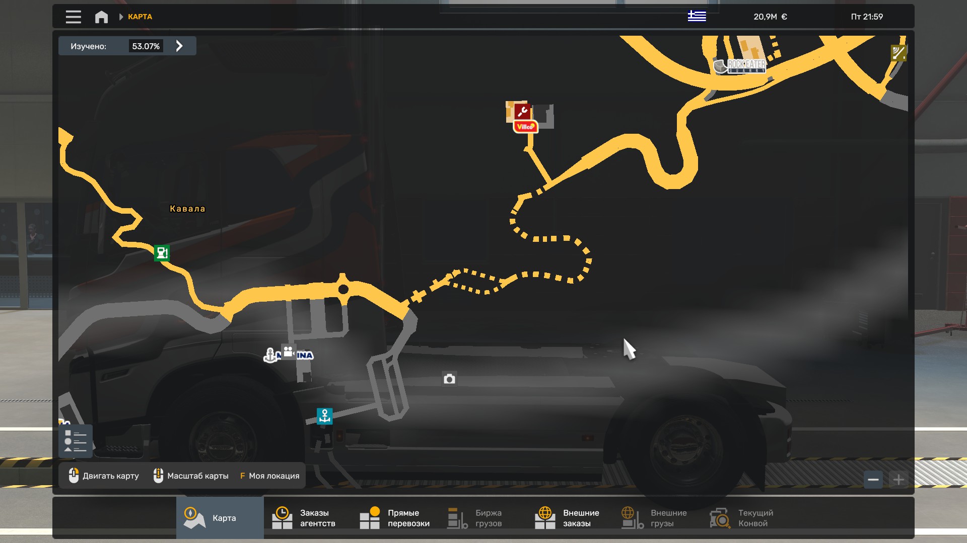Скрытые и объездные дороги в Euro Truck Simulator 2*