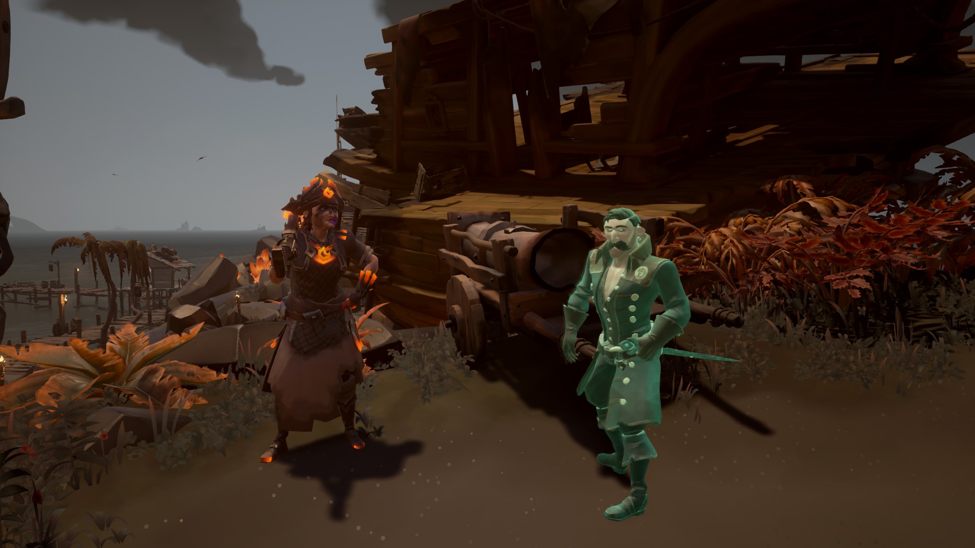 Прохождение истории Сердце огня на 100% в Sea of Thieves