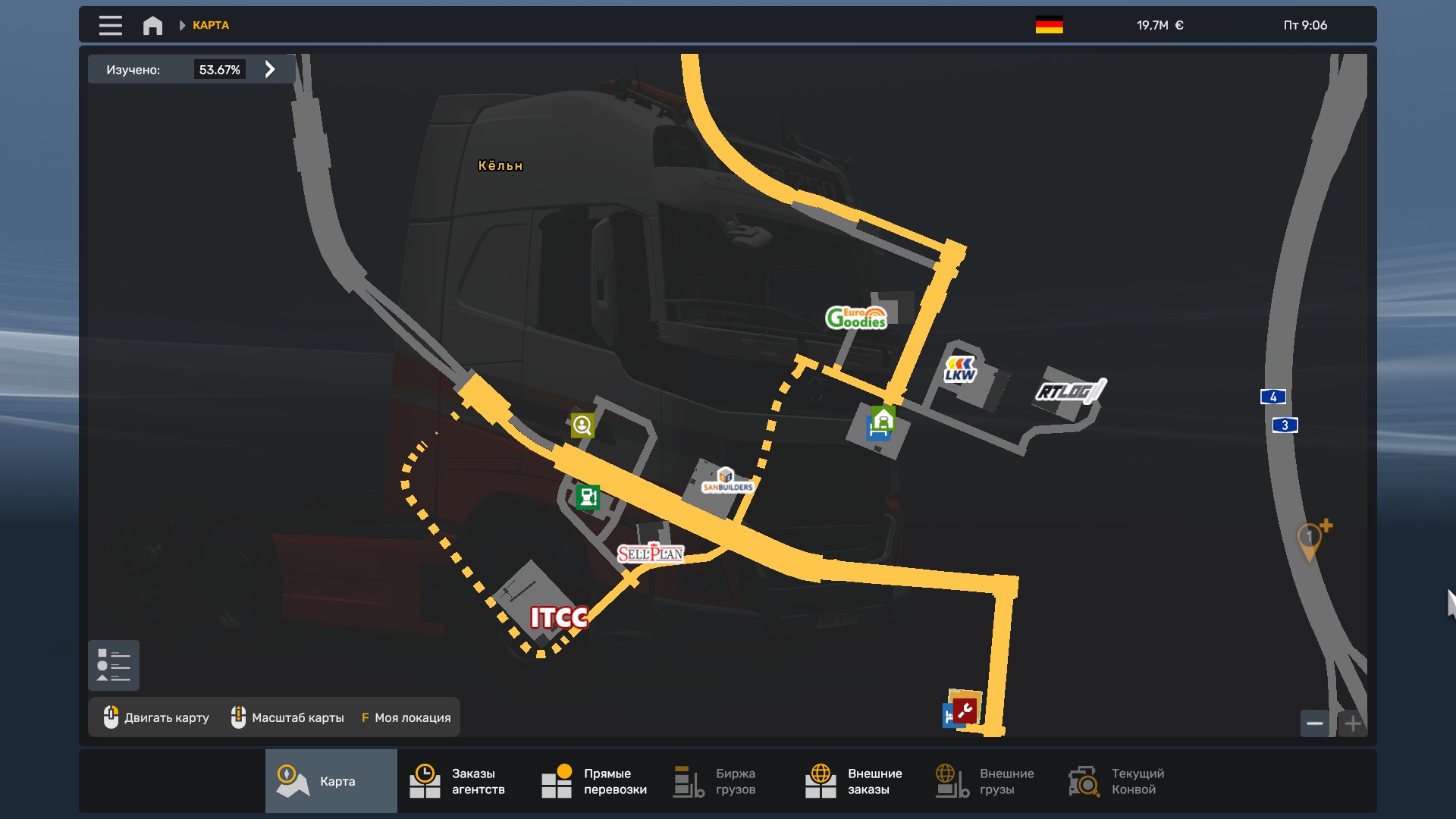 Скрытые и объездные дороги в Euro Truck Simulator 2*