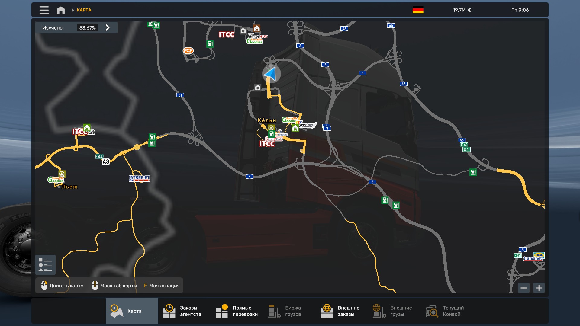 Скрытые и объездные дороги в Euro Truck Simulator 2*