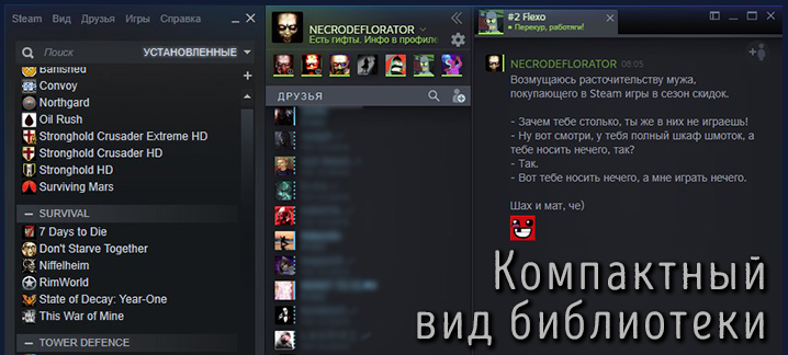 Экономный mini-Steam клиент в 2019 на Windows