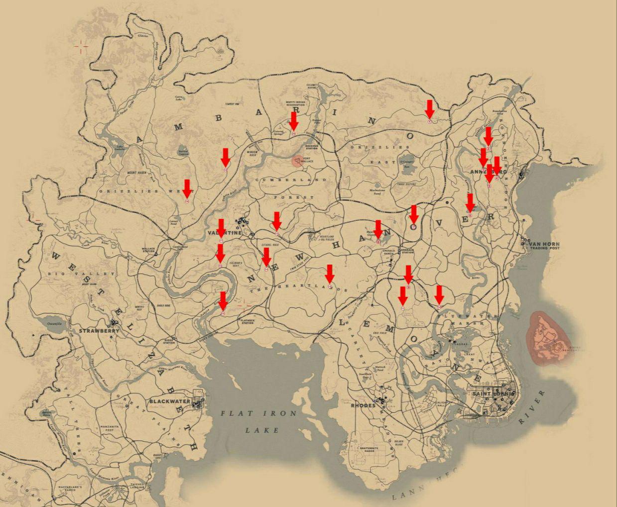 Исследование открытого мира в Red Dead Redemption 2