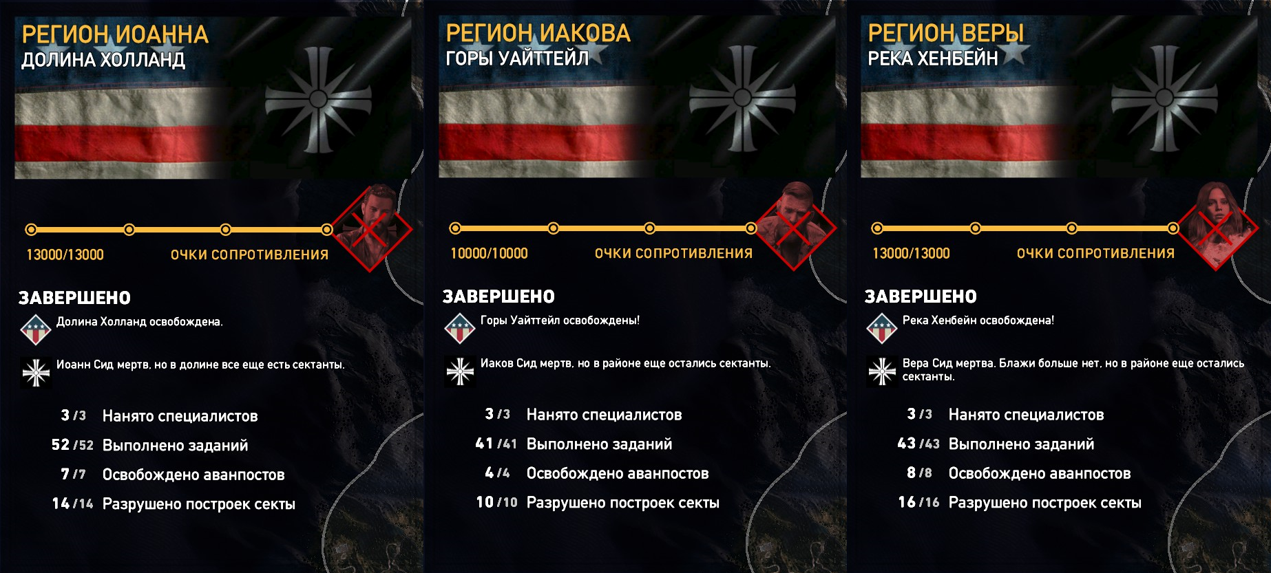 Как пройти все миссии на 100 процентов в Far Cry 5