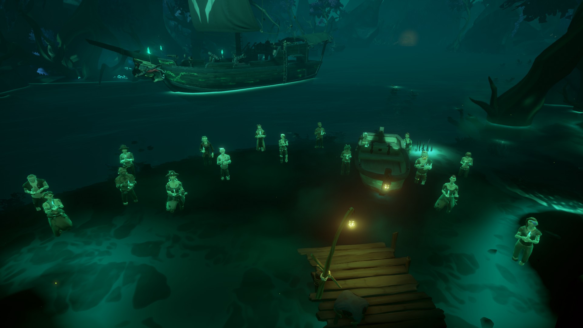 Проходим "Капитаны проклятых" и получаем дневники в Sea of Thieves.