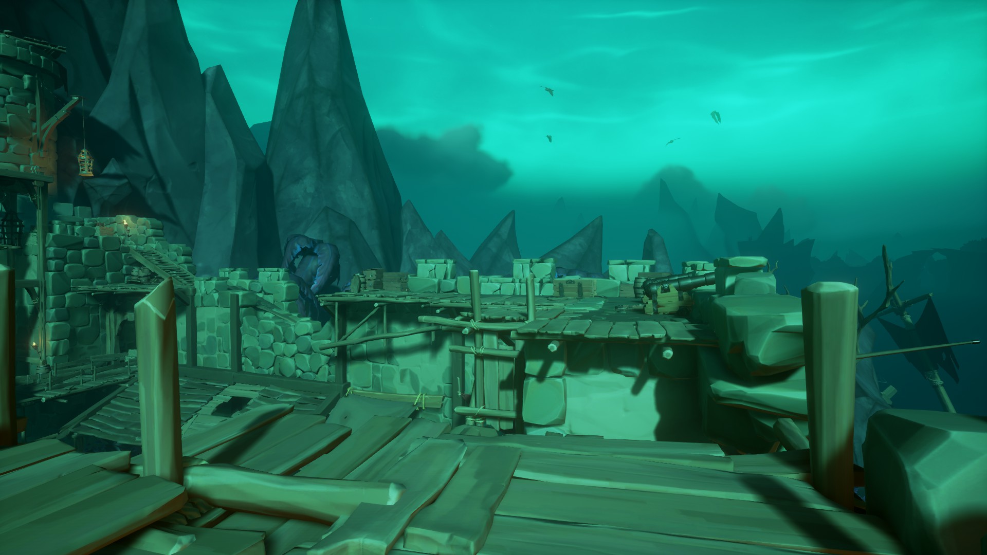 Проходим "Капитаны проклятых" и получаем дневники в Sea of Thieves.