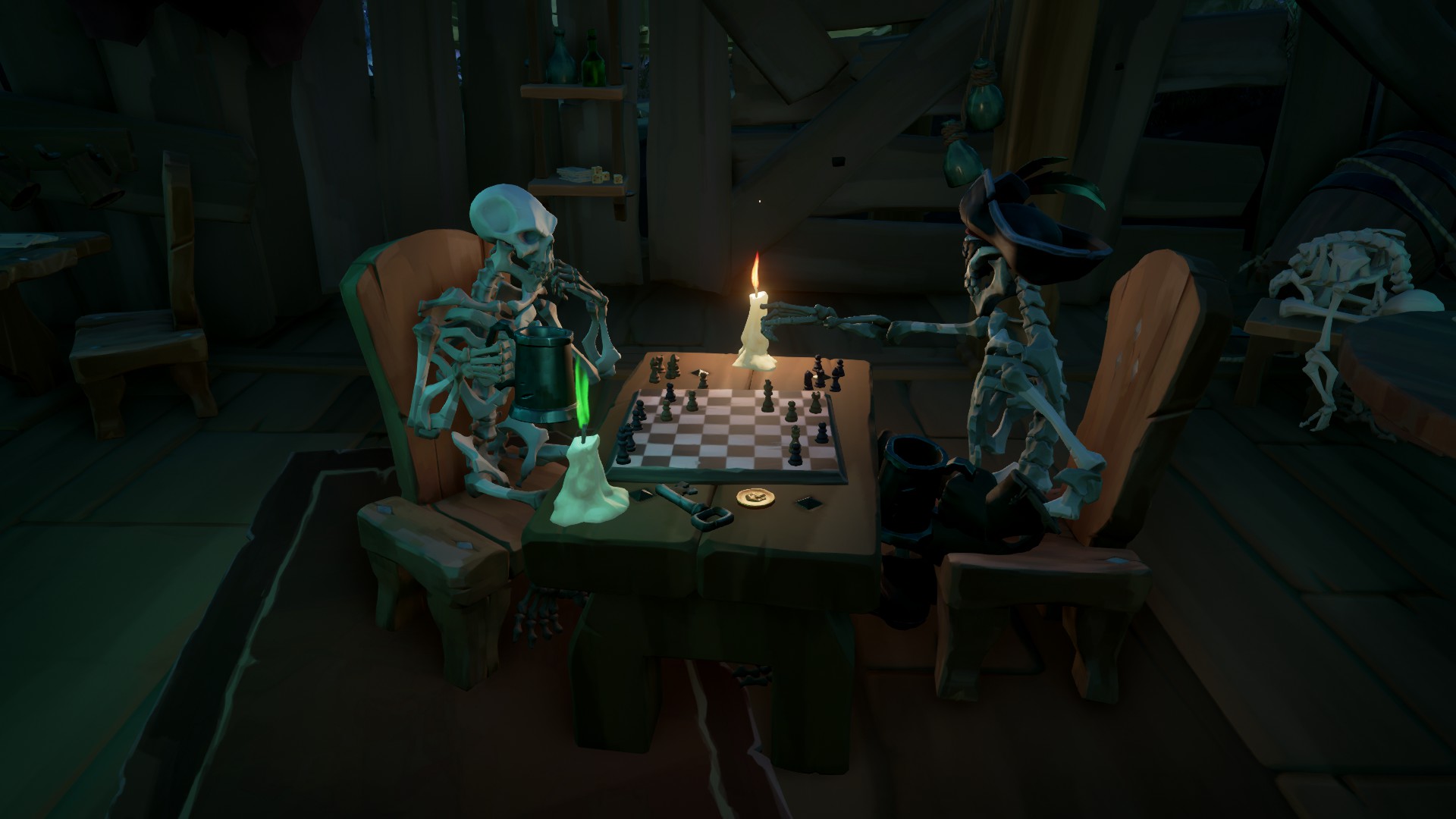 Проходим пиратскую жизнь и получаем дневники в Sea of Thieves.
