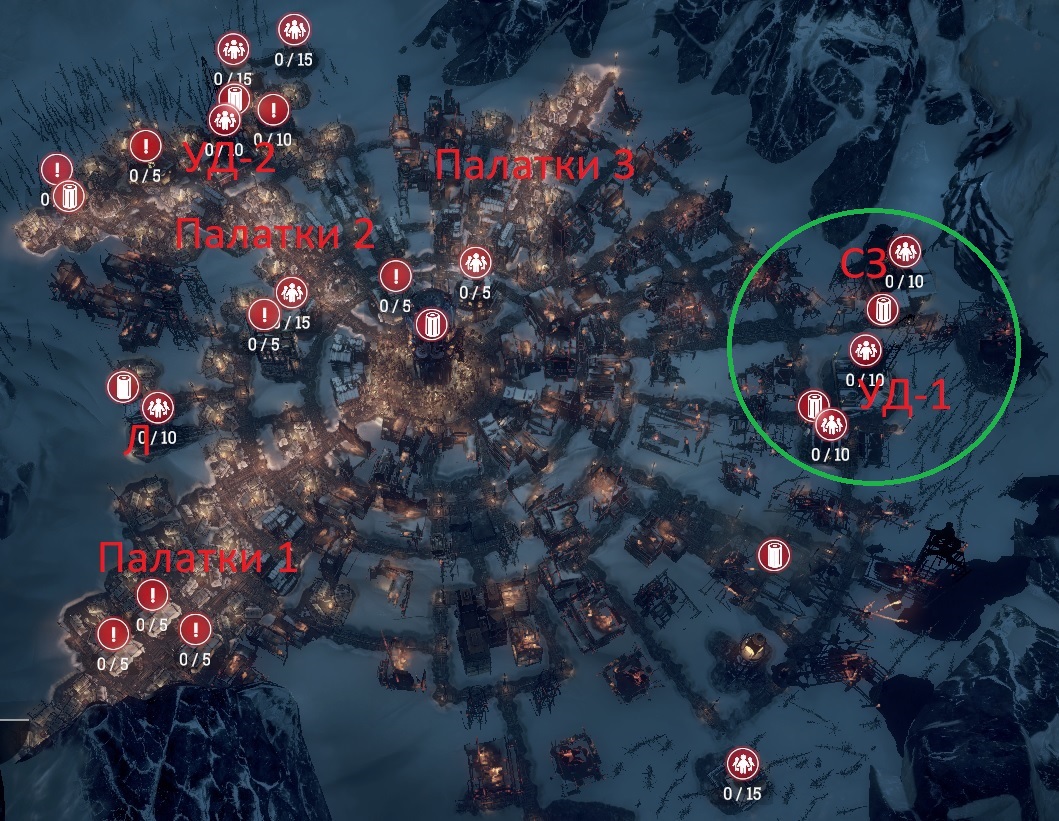 Советы, прохождение и достижение в FROSTPUNK